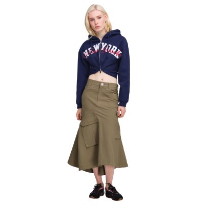 THE CANAL ST CROPPED ZIP-UP
